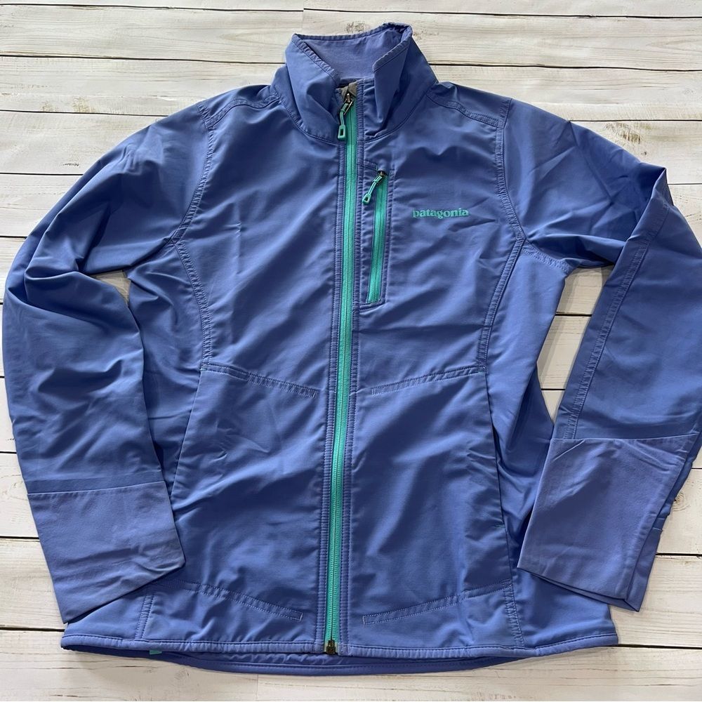 Patagonia Women's All Free Jacket in violet blue Sz S
